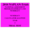 2016 Y9 Numeracy Calculator Allowed - Hard Copy